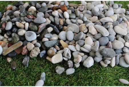 Garden Moda Dere Çakıl Taşı 25 Kg 7-15 Mm Mıcır Dere Taşı Dolomit Taş Teraryum Akvaryum Taşı Peyzaj Süs Taşı
