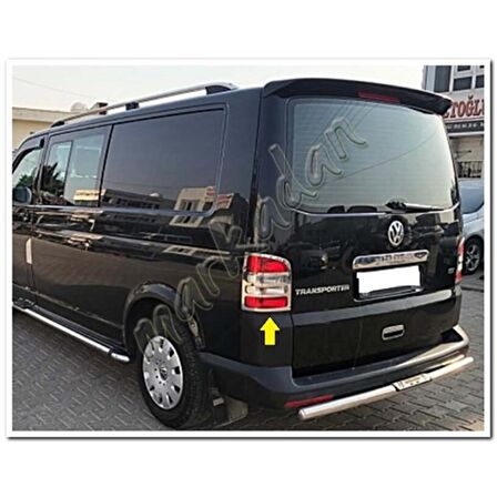 DB Chrome VW T5 Transporter Stop Çerçeve Nikelajı 2003-2014 2 Parça P.Çelik