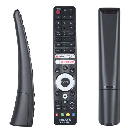 Ayt RM-L1868 Üniversal Sharp Netflix Youtube Prime Video Tuşlu Lcd Led Tv Kumanda