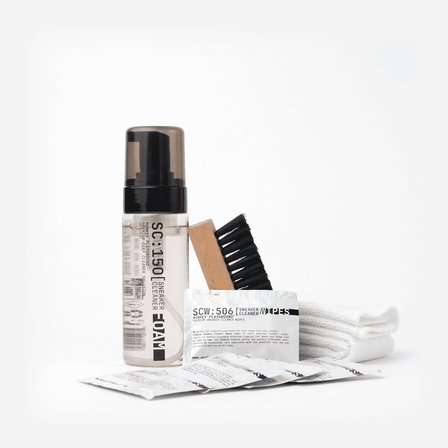 Premium Ayakkabı Temizle Seti: Ayakkabı Temizleme Köpüğü, Ayakkabı Temizleme Fırçası, Mikrofiber Bez,Ayakkabı Temizleme temizleyici mendil içeren Ayakkabı Temizlik Seti
