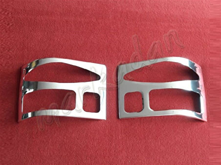 DB Chrome VW T4 Transporter Stop Çerçeve Nikelajı 1995-2003 2 Parça P.Çelik