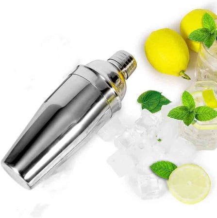 Çelik Kokteyl Shaker - Meyve Suyu Shaker - Kokteyl Karıştırıcı, 750 ml