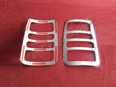 DB Chrome VW Caddy Stop Çerçeve Nikelajı 2004-2014 2 Parça P.Çelik