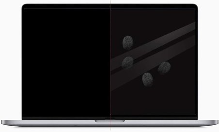 Monster Abra A7 V13 17.3 inç ile Uyumlu Hayalet Ekran Koruyucu 16:9 Anti-Spy Gizlilik Önleyici