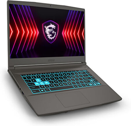 Msi Thin A15 12.nesil Core I7 12650H 24GB 1tb SSD 6GB/RTX4050 Freedos 15.6" 144 Hz Fhd IPS Taşınabilir Bilgisayar B12VE-1891XTRW02+WEBLEGELSINÇANTA