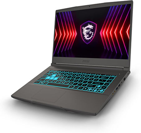 Msi Thin A15 12.nesil Core I7 12650H 24GB 1tb SSD 6GB/RTX4050 Freedos 15.6" 144 Hz Fhd IPS Taşınabilir Bilgisayar B12VE-1891XTRW02+WEBLEGELSINÇANTA