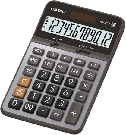Casio Ax-120B-W-Dc Casio Ekononik Hesap Makinesi