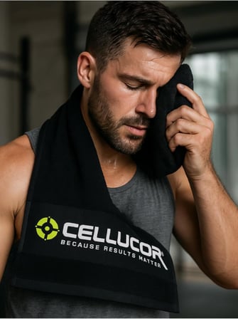 Sporcu Antrenman Havlusu%100 Pamuklu Siyah - Fitness ve Spor İçin İdeal