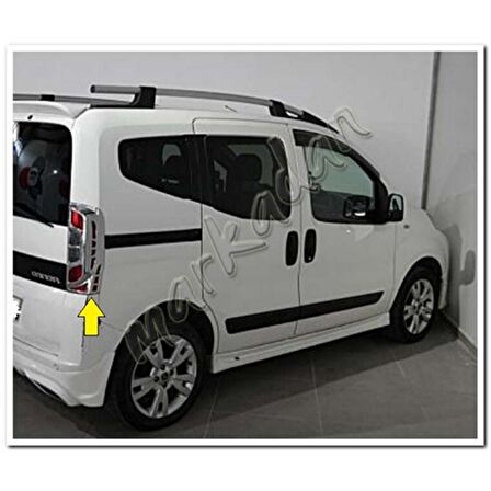 DB Chrome Peugeot Bipper Stop Çerçevesi 2008 Sonrası 2 Parça Abs Krom