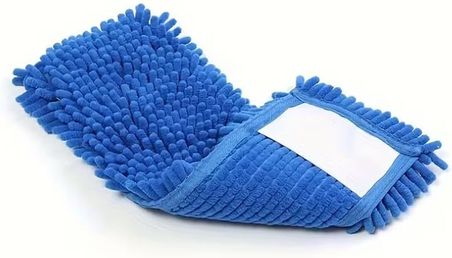 Kyrotech Makarna Mop Mikrofiber Paspas Yedeği, Evrensel Uyumlu Temizlik Başlığı, Döner Moplar İçin, Süper Emici, İz Tüy Bırakmayan Zemin Aparatı, Islak Kuru Şönil Bez, Asorti 40 CM
