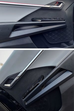 SsangYong Torres EVX ile Uyumlu İç Trim Kaplama Sticker Seti Mat Karbon Siyah