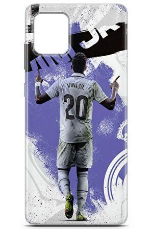 Samsung Galaxy A81 uyumlu Futbol 4 UV Silikon Vinicius Jr