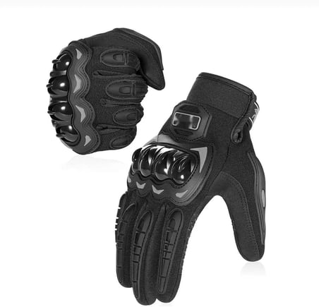 Motosiklet eldiveni tam korumalı Dokunmatik Uyumlu Unisex premium Motorcu Eldiveni NX-3