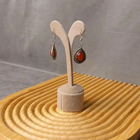 Uretti - Tuğba 9352 - 9382 Taş Detaylı Şık Küpe