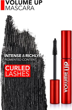 Volume Up Mascara Yoğun Hacim ve Lifting Etkili Kat Kat Uygulanabilir Maskara