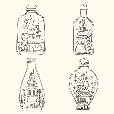 Worlds of Wonder: A Colouring Book for the Curious