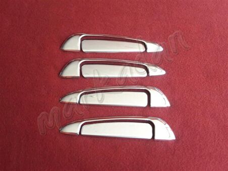 DB Chrome Fiat Grande Punto Kapı Kolu Nikelajı 2005 Sonrası 4 Kapı 8 Parça P.Çelik