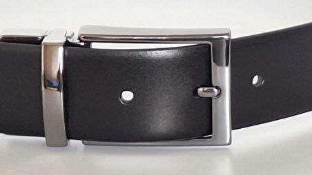 DARKWOOD KLASİK ERKEK DERİ KEMER-HAKİKİ DERİ-ÇİFT TARAFLI KULLANIM-SİYAH/KAHVE