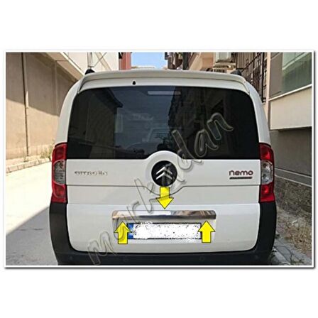 DB Chrome Citroen Nemo Krom Bagaj Çıtası 2008-2016 P.Çelik