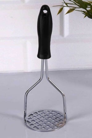 Orret Home Metal Saplı Paslanmaz Çelik Patates Ezici (Plastik Saplı)