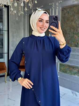 Duru Elbise Lacivert Beden 1-38-40