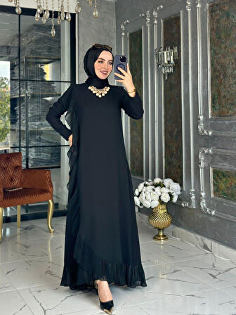 Aşk Elbise-Siyah Beden 4-50-52