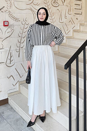 Lena Oversize Gömlek Siyah