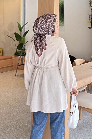 Kuşak Bağlamalı Tunik Taş