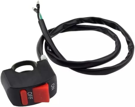 U5 Motosiklet Sis Farı Su Geçirmez 3 Mod'lu ( 2 Adet Led + 1 Anahtar )