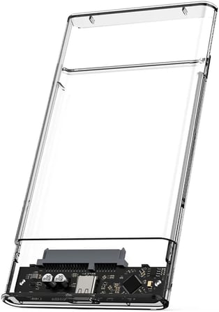 XRAY-9201 2.5" Şeffaf SATA 3.0 HDD/SSD to USB 3.1 Harici Disk Kutusu (6TB,UASP, TRIM Destekli)