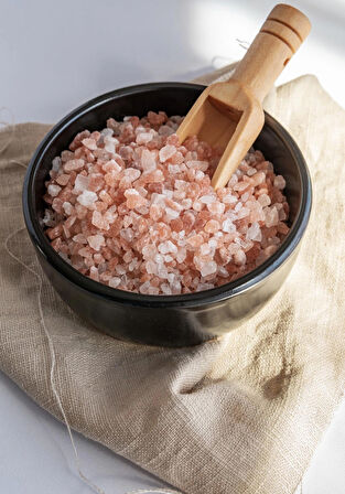 2 Adet- 1Kg Himalaya Kristal Tane Kaya Tuzu-1Kg Himalaya Kristal Öğütülmüş Kaya Tuzu