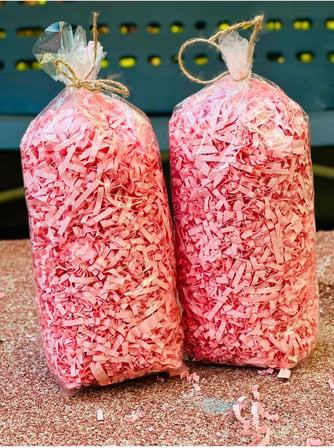 Orbak Kağıt Şeker Pembesi Z Zigzag Kırpık Kâğıt – Hediye Kutu İçi Dolgu Süsleme ve dolgu Malzemesi 100 gr