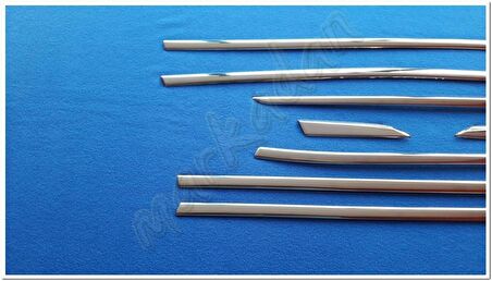 Peugeot 3008 Krom Cam Çıtası 2016 Sonrası 8 Parça Paslanmaz Çelik