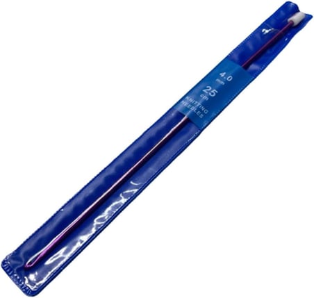 KNNE Renkli Gagalı Şiş 25cm Tığ Şİş Tunus Şişi Tığı knneg25 no 3 mm