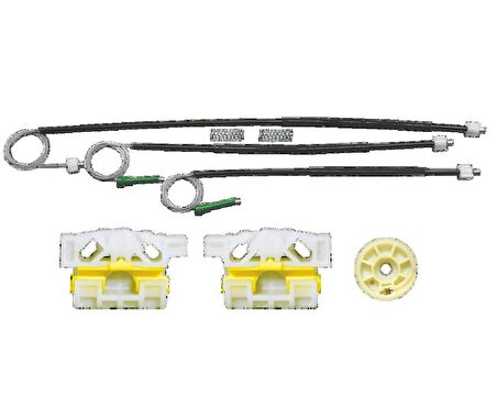 Kayoto Laguna III 2007-Sonrası Cam Kriko Teli Ön Sol Tamir Takımı KY21411T