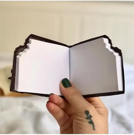 Çikolata Şekilli Ve Kokulu Defter