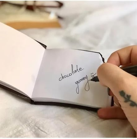Çikolata Şekilli Ve Kokulu Defter