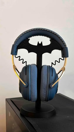 Gamer Kulaklık Standı -Dekoratif Kulaklık Tutucu Siyah 22 Cm