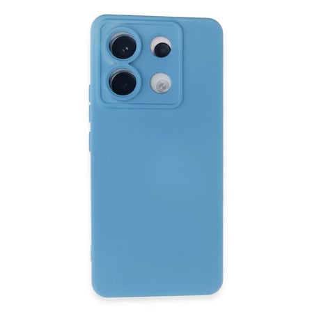 Xiaomi Redmi Note 13 Pro 5G Kılıf Nano içi Kadife Silikon - Mavi