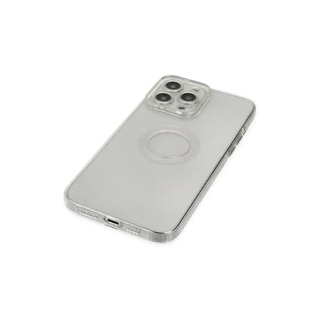 Apple iPhone 13 Pro Max Kılıf Santa Lens Silikon - Şeffaf