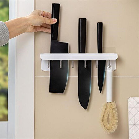 caselka® Pratik Çoklu Bıçak Askısı Mutfak Bıçak Düzenleyici Organizer Dayanıklı Bıçaklık