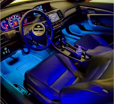 Opel Corsa B 1993-2000 İçin Uyumlu Araç İçi Ayak Altı LED Şerit Işık, 48 LED RGB Atmosfer Aydınlatma, Ses Kontrollü, Uzaktan Kumandalı