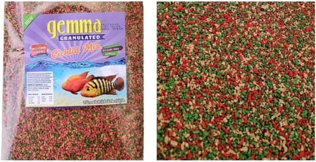 Tüm Cichlid Ciklet Türleri İçin Balık Yemi 360 Gr 1150 Ml