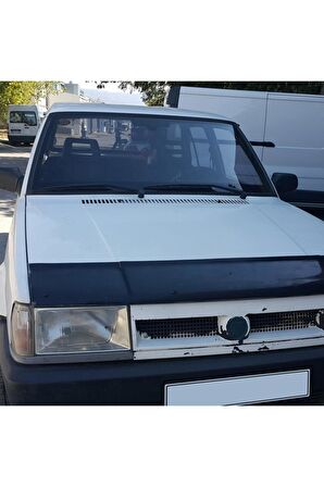 Fiat Doğan-şahin Ön Kaput Koruma Rüzgarlığı 3mm Akrilik (Abs) Parlak Siyah Deflektör 1988-02