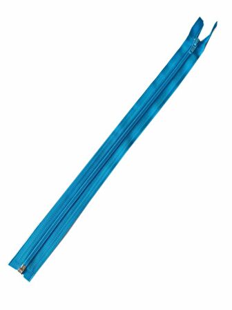 Turkuaz Renk 40 Cm Plastik Diş Fermuar FD10