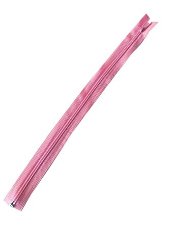 Pembe Renk 40 Cm Plastik Diş Fermuar FD21