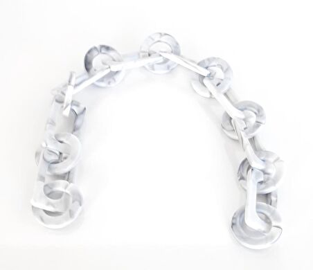 40 Cm Akrilik Zincir Gri Tonlu