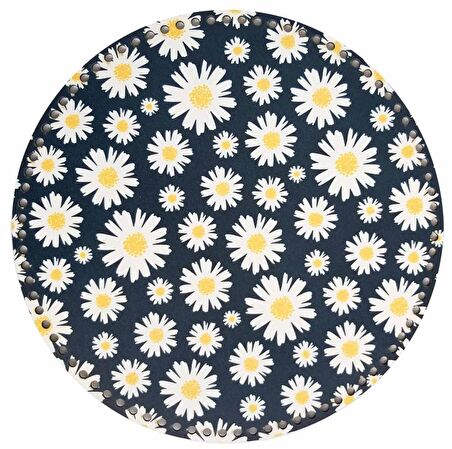 35 Cm Çapında Resimli Ahşap Tepsi Tabanı NO:14
