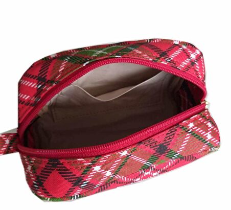 Küçük Jumbo Boy Desenli El İşi Hobi Çantası Organizer No14