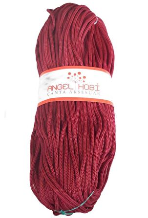 Polyester Rulo Makrome Bordo 5mm